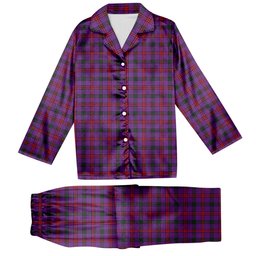 ScotsTee Shop Scottish Montgomery Modern Tartan Pajama Satin Velvet Flannel Pajama Set