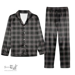ScotsTee Shop Scottish Moffat 1984 Tartan Pajama Satin Velvet Flannel Pajama Set