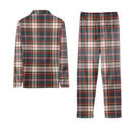 ScotsTee Shop Scottish MacFarlane Dress Ancient Tartan Pajama Satin Velvet Flannel Pajama Set