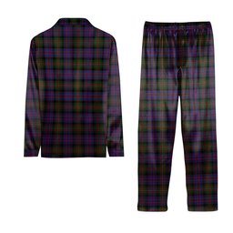 ScotsTee Shop Scottish MacDonell of Glengarry Tartan Pajama Satin Velvet Flannel Pajama Set