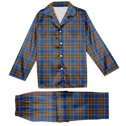 ScotsTee Shop Scottish MacBeth Ancient SC Tartan Pajama Satin Velvet Flannel Pajama Set