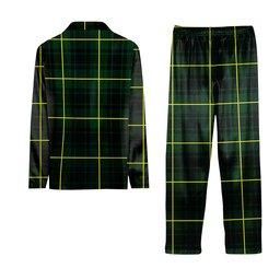 ScotsTee Shop Scottish MacArthur Modern Tartan Pajama Satin Velvet Flannel Pajama Set