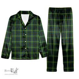 ScotsTee Shop Scottish MacArthur Modern Tartan Pajama Satin Velvet Flannel Pajama Set