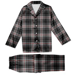 ScotsTee Shop Scottish Moffat Modern SC Tartan Pajama Satin Velvet Flannel Pajama Set