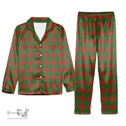 ScotsTee Shop Scottish Middleton Ancient Tartan Pajama Satin Velvet Flannel Pajama Set