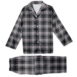 ScotsTee Shop Scottish Moffat Ancient Tartan Pajama Satin Velvet Flannel Pajama Set