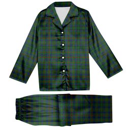 ScotsTee Shop Scottish Moncrieff of Atholl Tartan Pajama Satin Velvet Flannel Pajama Set