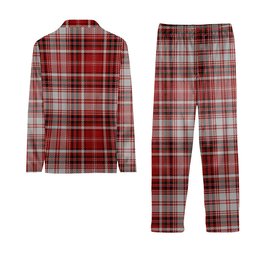 ScotsTee Shop Scottish MacDougall Dress Tartan Pajama Satin Velvet Flannel Pajama Set