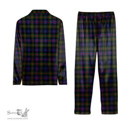 ScotsTee Shop Scottish Murray of Atholl Modern Tartan Pajama Satin Velvet Flannel Pajama Set