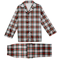 ScotsTee Shop Scottish MacDuff Dress Modern SC Tartan Pajama Satin Velvet Flannel Pajama Set
