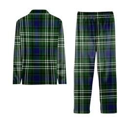 ScotsTee Shop Scottish Mow Tartan Pajama Satin Velvet Flannel Pajama Set