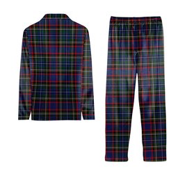 ScotsTee Shop Scottish MacBeth or MacLulich Tartan Pajama Satin Velvet Flannel Pajama Set