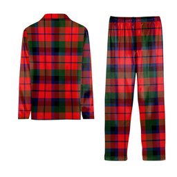 ScotsTee Shop Scottish MacCracken Modern Tartan Pajama Satin Velvet Flannel Pajama Set