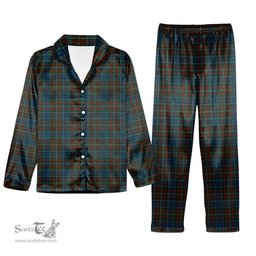 ScotsTee Shop Scottish MacConnell Tartan Pajama Satin Velvet Flannel Pajama Set