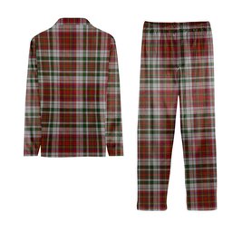 ScotsTee Shop Scottish MacAlister Dress Tartan Pajama Satin Velvet Flannel Pajama Set