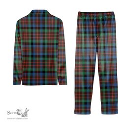ScotsTee Shop Scottish MacDuff Hunting Ancient SC Tartan Pajama Satin Velvet Flannel Pajama Set