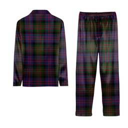 ScotsTee Shop Scottish MacDonell of Glengarry 2 Tartan Pajama Satin Velvet Flannel Pajama Set