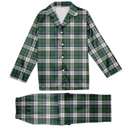 ScotsTee Shop Scottish MacCallum Dress Ancient Tartan Pajama Satin Velvet Flannel Pajama Set