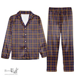 ScotsTee Shop Scottish Murtaugh Tartan Pajama Satin Velvet Flannel Pajama Set