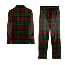 ScotsTee Shop Scottish MacCormick Dress Tartan Pajama Satin Velvet Flannel Pajama Set