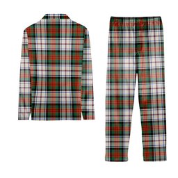 ScotsTee Shop Scottish MacDuff Dress Ancient SC Tartan Pajama Satin Velvet Flannel Pajama Set