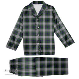 ScotsTee Shop Scottish Murray of Atholl Dress Tartan Pajama Satin Velvet Flannel Pajama Set