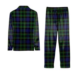 ScotsTee Shop Scottish Mowat Tartan Pajama Satin Velvet Flannel Pajama Set