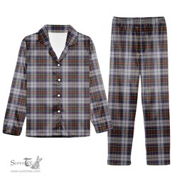ScotsTee Shop Scottish MacBeth Dress Tartan Pajama Satin Velvet Flannel Pajama Set