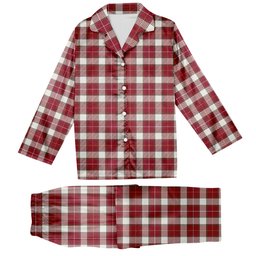 ScotsTee Shop Scottish MacFie Dress Modern Tartan Pajama Satin Velvet Flannel Pajama Set