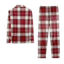 ScotsTee Shop Scottish MacFie Dress Modern Tartan Pajama Satin Velvet Flannel Pajama Set