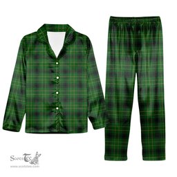 ScotsTee Shop Scottish MacArthur Highland Tartan Pajama Satin Velvet Flannel Pajama Set