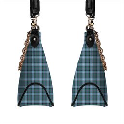 ScotsTee Shop Scottish Alexander of Menstry Hunting Ancient Tartan Handbag Women's Shoulder Bag With Chain