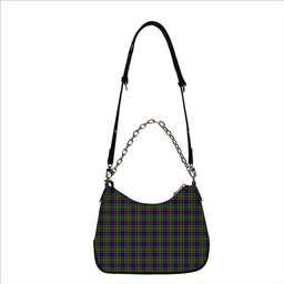 ScotsTee Shop Scottish Ayrshire Tartan Handbag Women's Shoulder Bag With Chain