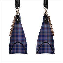 ScotsTee Shop Scottish Alexander of Menstry Modern Tartan Handbag Women's Shoulder Bag With Chain