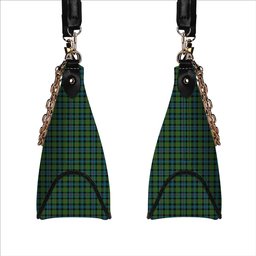 ScotsTee Shop Scottish Baillie Ancient Tartan Handbag Women's Shoulder Bag With Chain