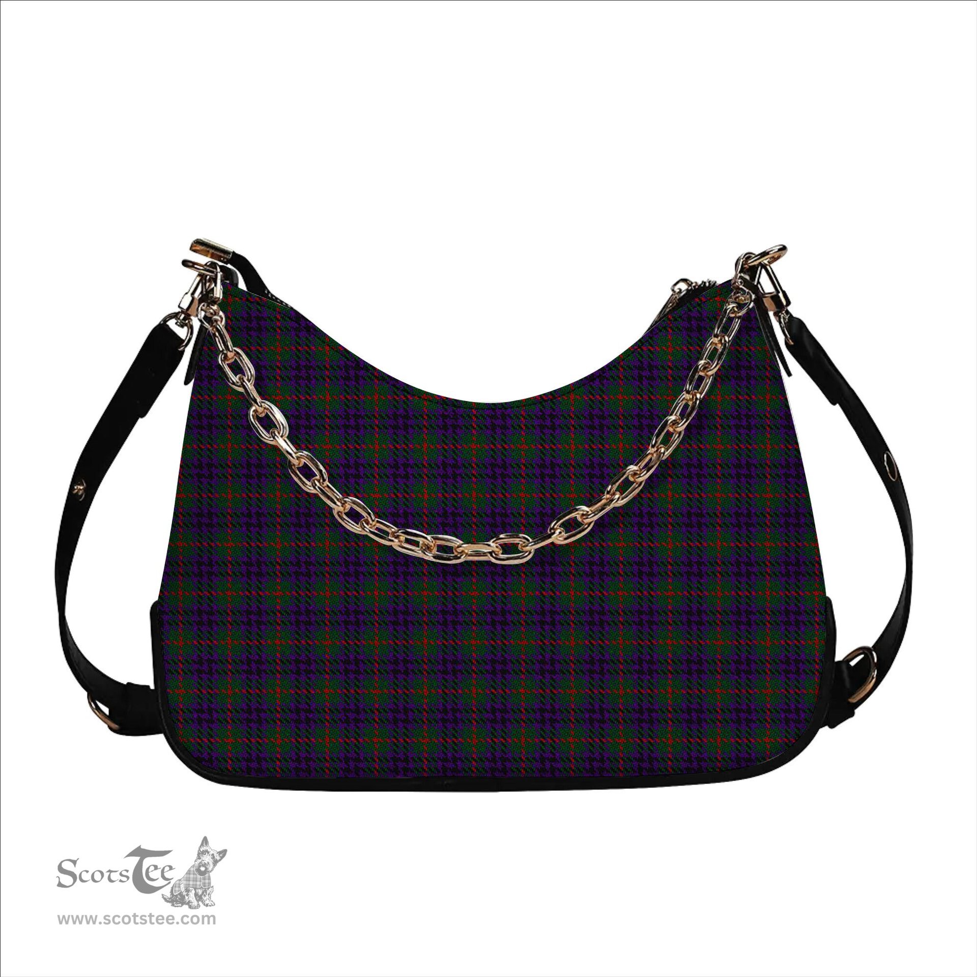 ScotsTee Shop Scottish Austin Wilsons No 137 Tartan Handbag Women's Shoulder Bag With Chain