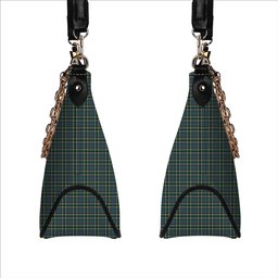 ScotsTee Shop Scottish Bahamas Tartan Handbag Women's Shoulder Bag With Chain
