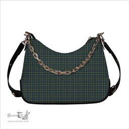 ScotsTee Shop Scottish Bahamas Tartan Handbag Women's Shoulder Bag With Chain