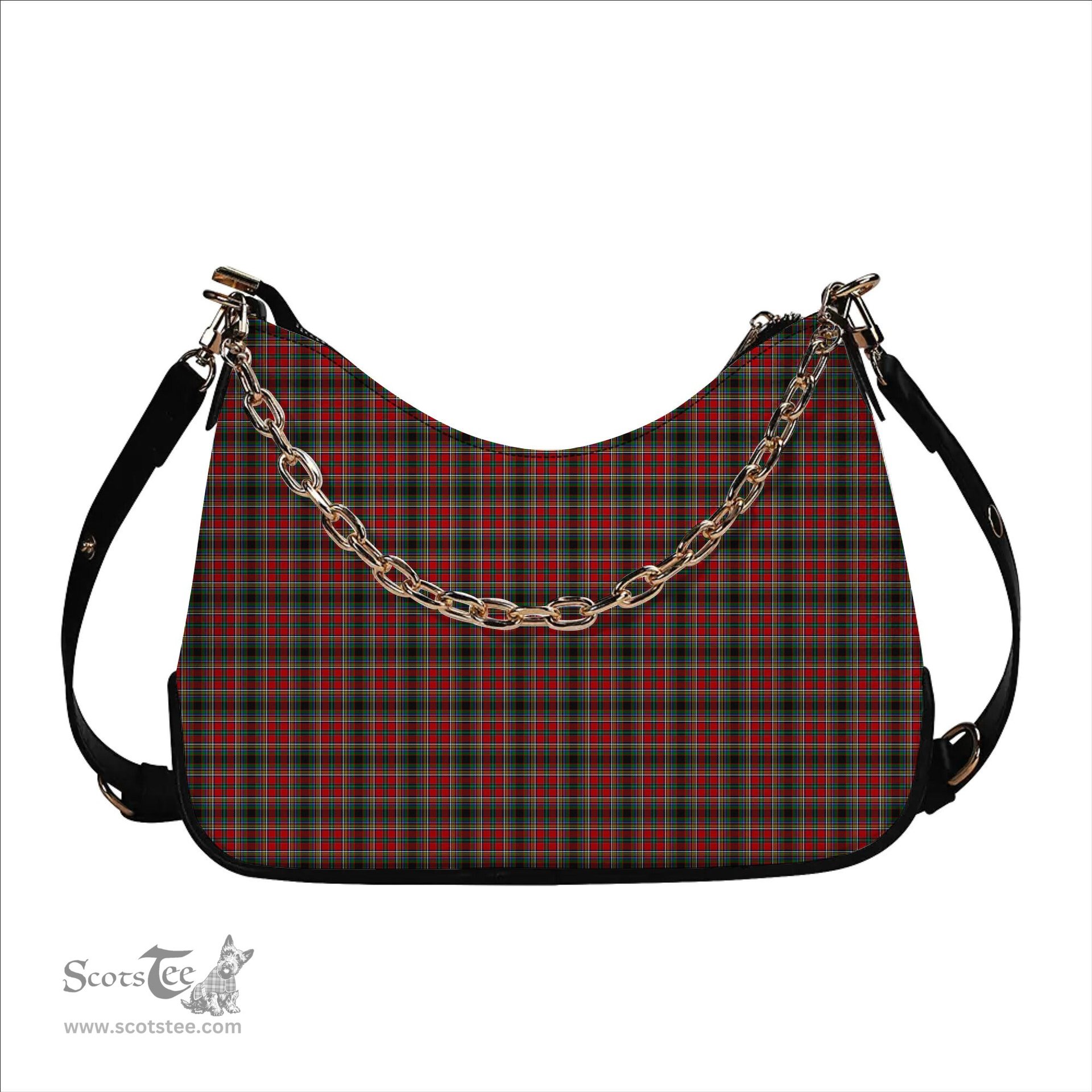 ScotsTee Shop Scottish Anderson of Arbrake SC Tartan Handbag Women's Shoulder Bag With Chain
