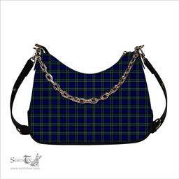 ScotsTee Shop Scottish Arbuthnot Modern Tartan Handbag Women's Shoulder Bag With Chain