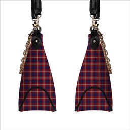 ScotsTee Shop Scottish Ainslie Tartan Handbag Women's Shoulder Bag With Chain