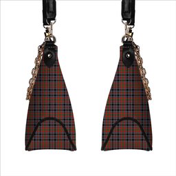 ScotsTee Shop Scottish Borthwick Ancient Tartan Handbag Women's Shoulder Bag With Chain