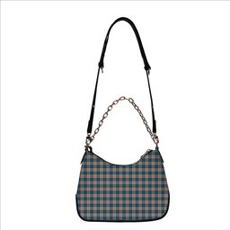 ScotsTee Shop Scottish Barclay Hunting #2 Modern Clan Tartan Handbag Women's Shoulder Bag With Chain