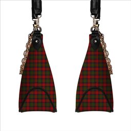 ScotsTee Shop Scottish Buccleuch Tartan Handbag Women's Shoulder Bag With Chain