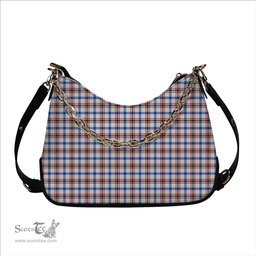 ScotsTee Shop Scottish Boswell Dress Modern Tartan Handbag Women's Shoulder Bag With Chain