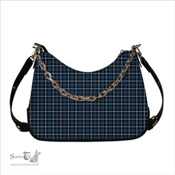 ScotsTee Shop Scottish Balfour Geiner, Alwyn Tartan Handbag Women's Shoulder Bag With Chain