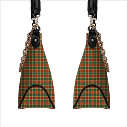 ScotsTee Shop Scottish Buchanan Old Sett Tartan Handbag Women's Shoulder Bag With Chain