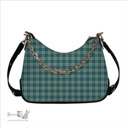 ScotsTee Shop Scottish Barclay Hunting #2 Ancient Clan Tartan Handbag Women's Shoulder Bag With Chain
