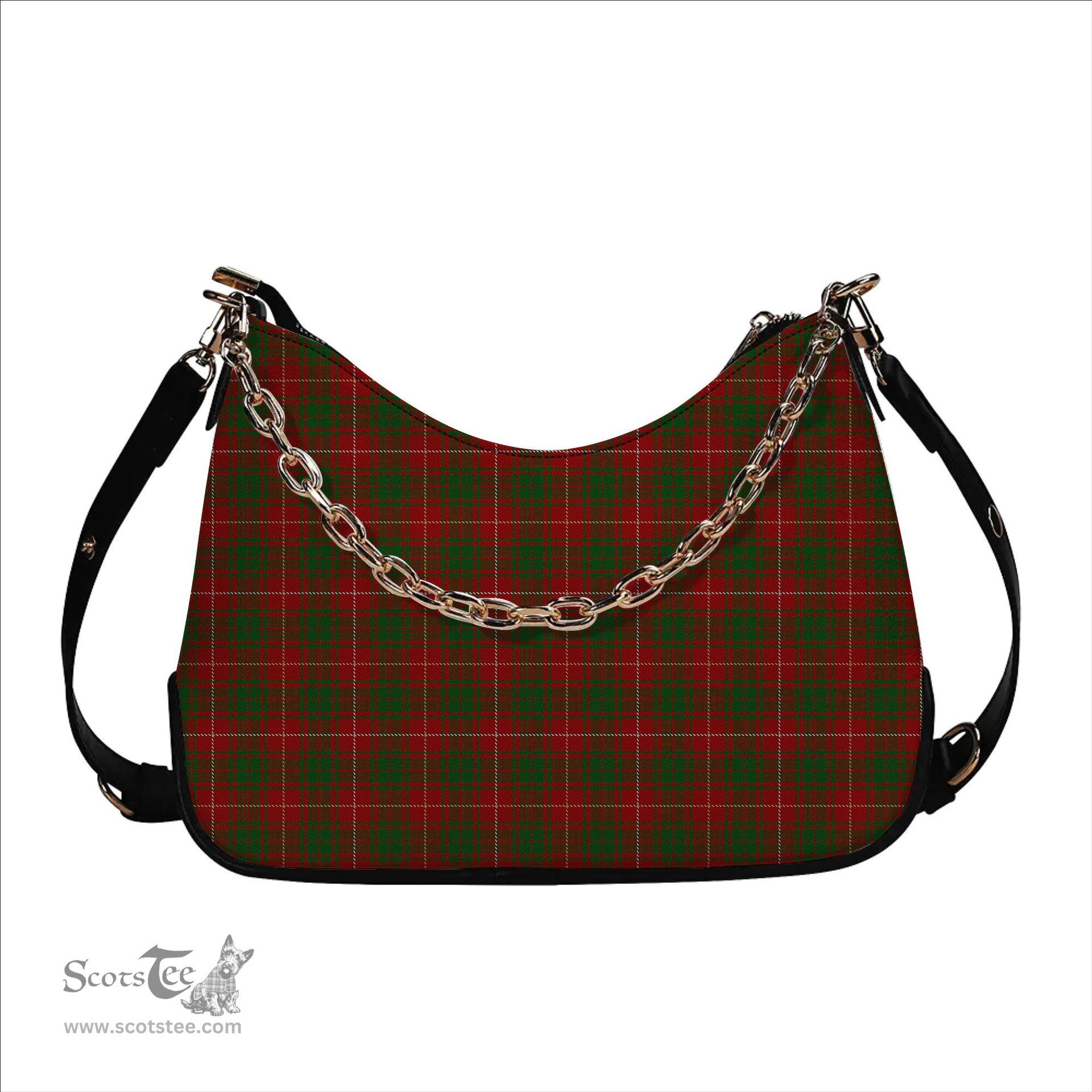 ScotsTee Shop Scottish Bruce Vestiarium Tartan Handbag Women's Shoulder Bag With Chain
