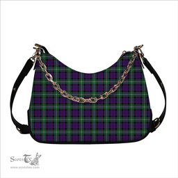 ScotsTee Shop Scottish Baillie Highland Society Ancient Tartan Handbag Women's Shoulder Bag With Chain